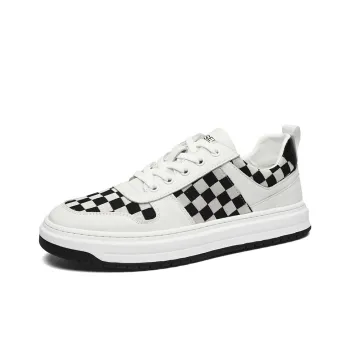KAISER Abrasion-Resistant Cushioning Low-Top Casual Shoes Men's Black White