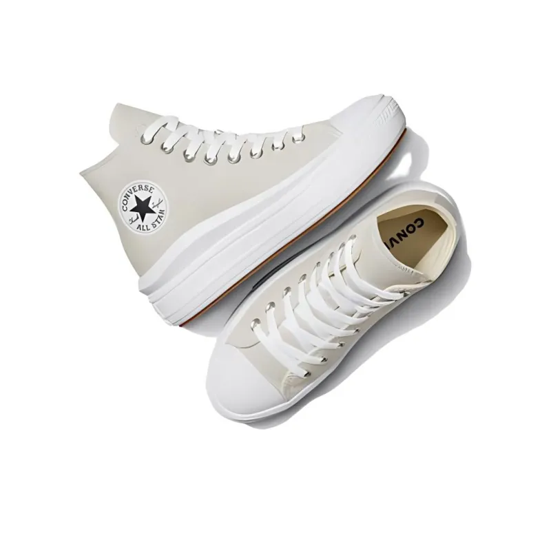 Chuck Taylor All Star Women's Converse Move Platform High 'Fossilized Grey' Women's-3