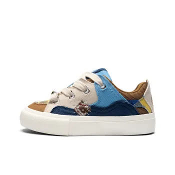 ZHR Puffy Shoes Low Top Skateboard Shoes Unisex Small Cookies
