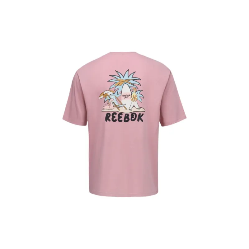 Reebok T Shirt Unisex Light Pink-1