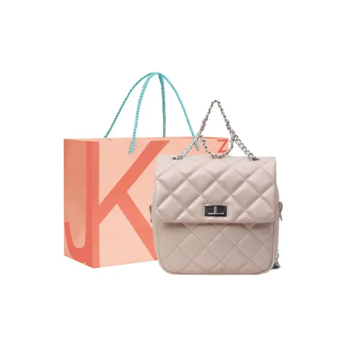 JANE KLAIN PU Backpack Regular Women's Pink/Ecru/Black