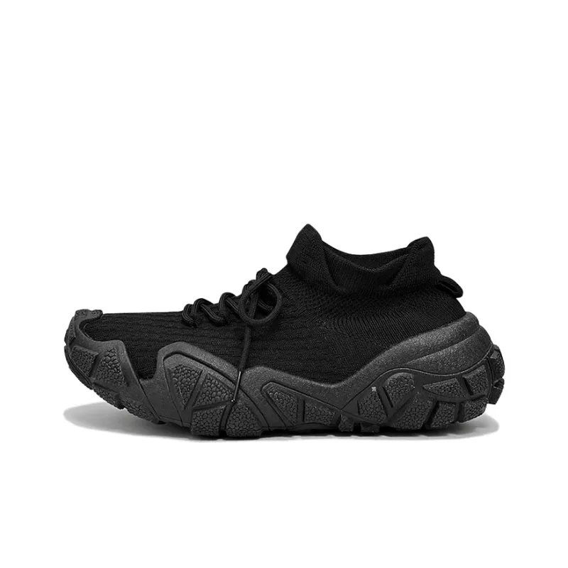 OUBT Anti-Slip Wear-Resistant Breathable Lightweight Mid-Top Running Shoes Unisex-6