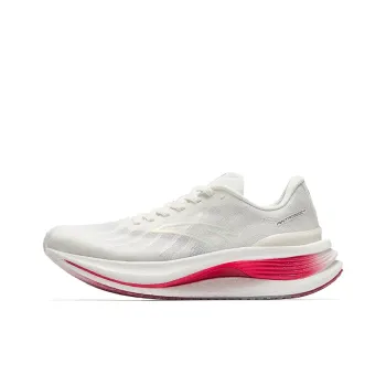 Anta Running Collection Anti Slip And Wear Resistant Breathable Low Top Running Shoes Women's White Pink