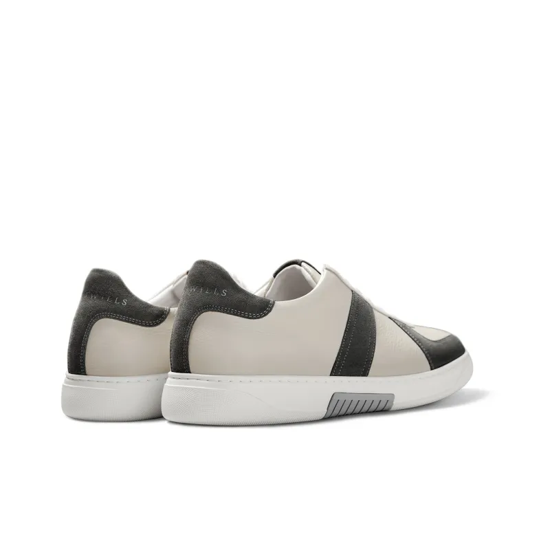 THOM WILLS Casual Vintage German Army Trainers Skateboard Shoes Men's Dark Gray-3