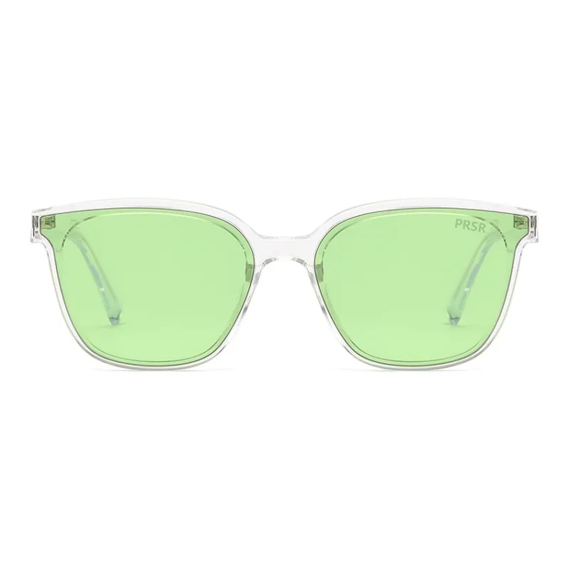 Prsr Plate And Metal Round Sunglasses Unisex-7
