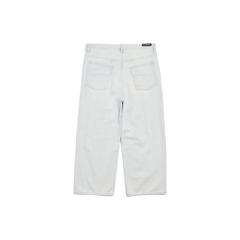 Balenciaga Jeans, Regular Fit Men's White-1