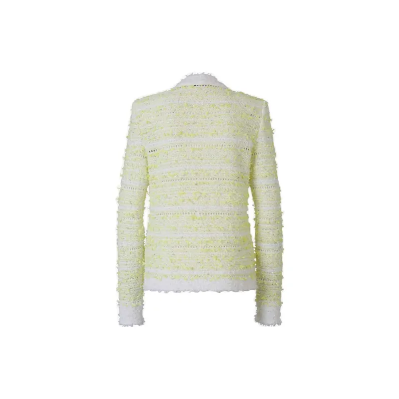 BALMAIN V Neck Textured Cardigan-1