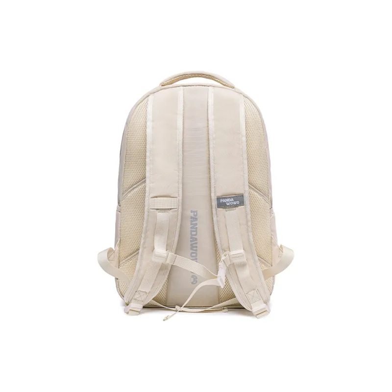 HLA Panda Wowo Series Polyester Backpack Unisex Black/White-2