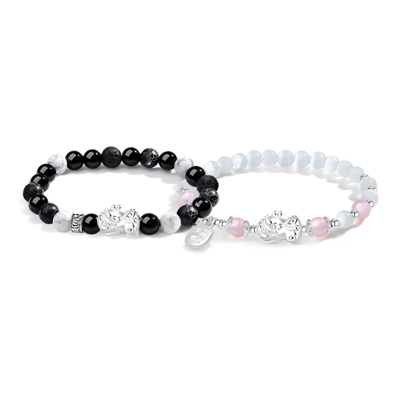 GUDS GAVE Chalcedony Jade Hand Rope Unisex-2