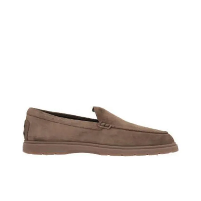 TOD'S Logo Embossed Slip On Loafers-1