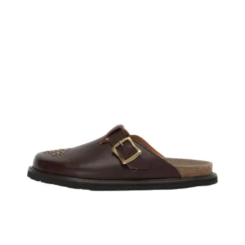 Hender Scheme Closed Toe Slippers Women's Dark Brown