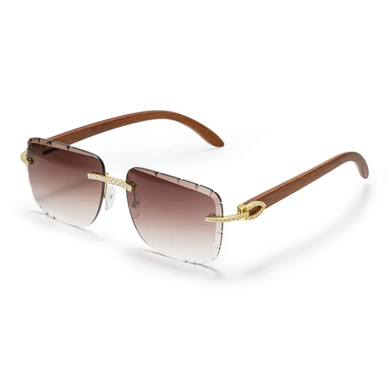 ICEGIANT 925 Sterling Silver Irregular Shape Sunglasses Unisex-12
