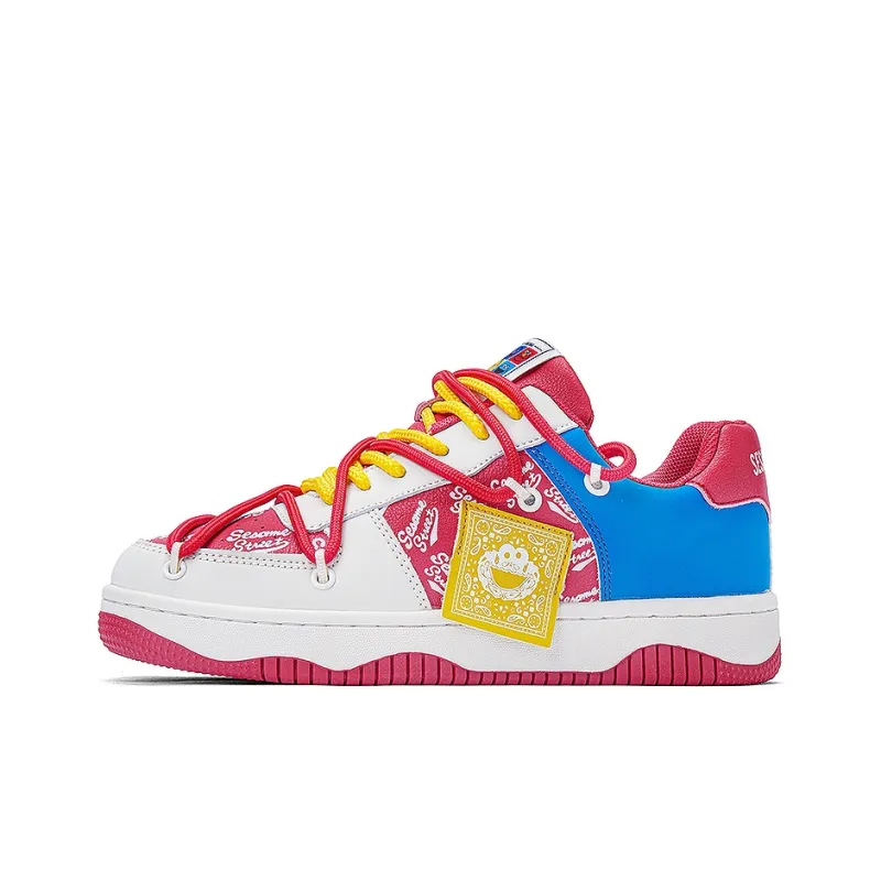 SESAME STREET Slip Resistant, Abrasion Resistant, Breathable Low Top Skateboard Shoes Unisex-23