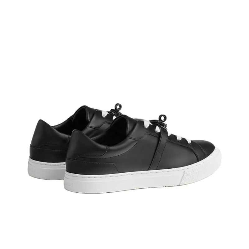 HERMES Day Low Top Skateboard Shoes Women's Black-3