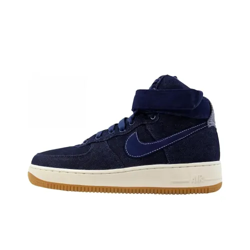 Nike Air Force 1 Hi SE Denim Binary Blue/Muslin-Sail Women's