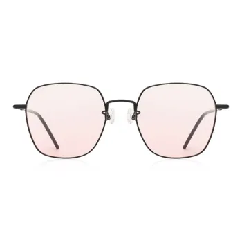 ZIPPO Metal Square Sunglasses Women's