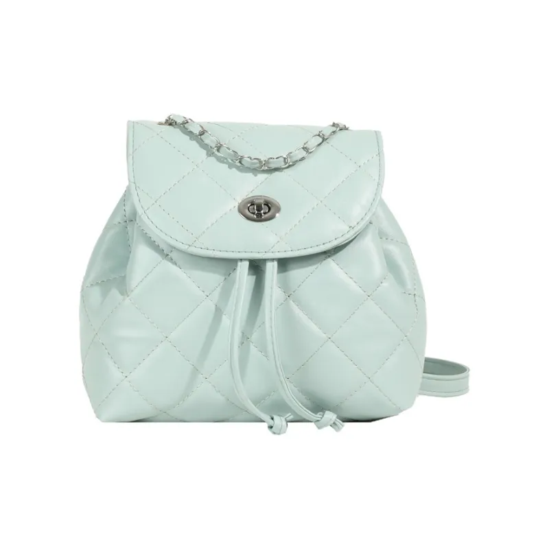 Bywhich PU Backpack Regular Women's Silver/Black/White-12