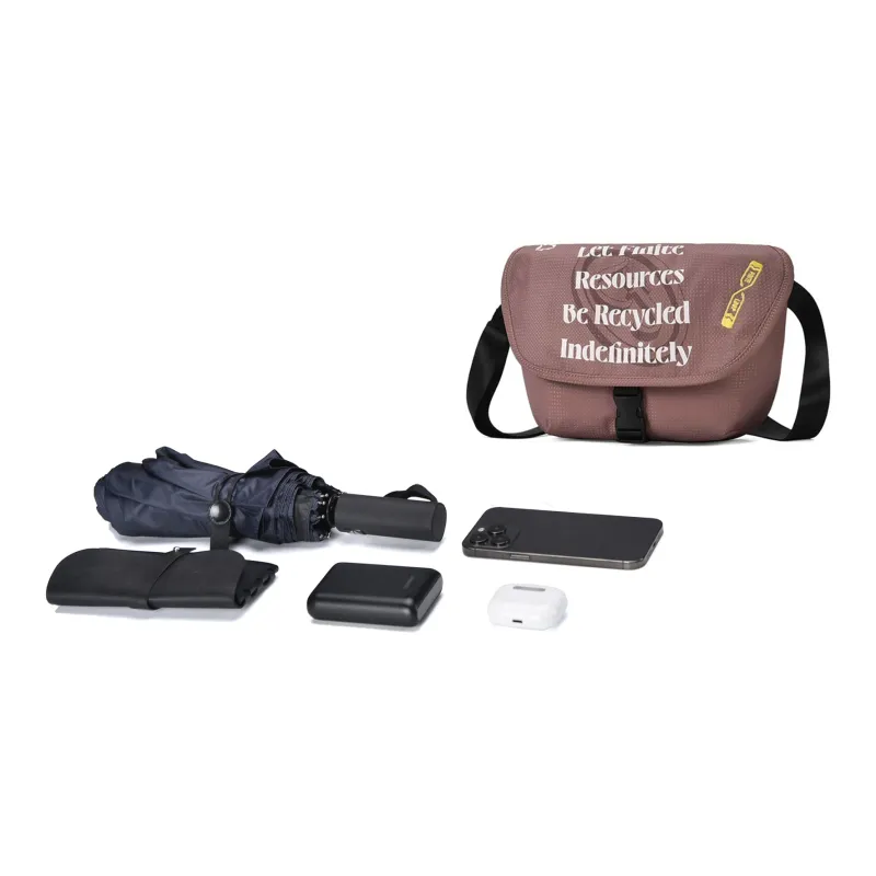 FINITE LOOP Recyclable Polyester Fanny Pack Sling Bag Crossbody Bag Regular Unisex Multicolor-4