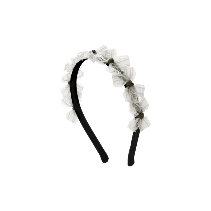 ROYALSASA Alloy Silk Chiffon Headbands Women's-1