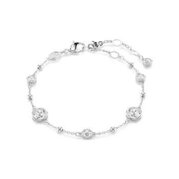 Swarovski Rhodium-Plated Bracelets Women's Silver