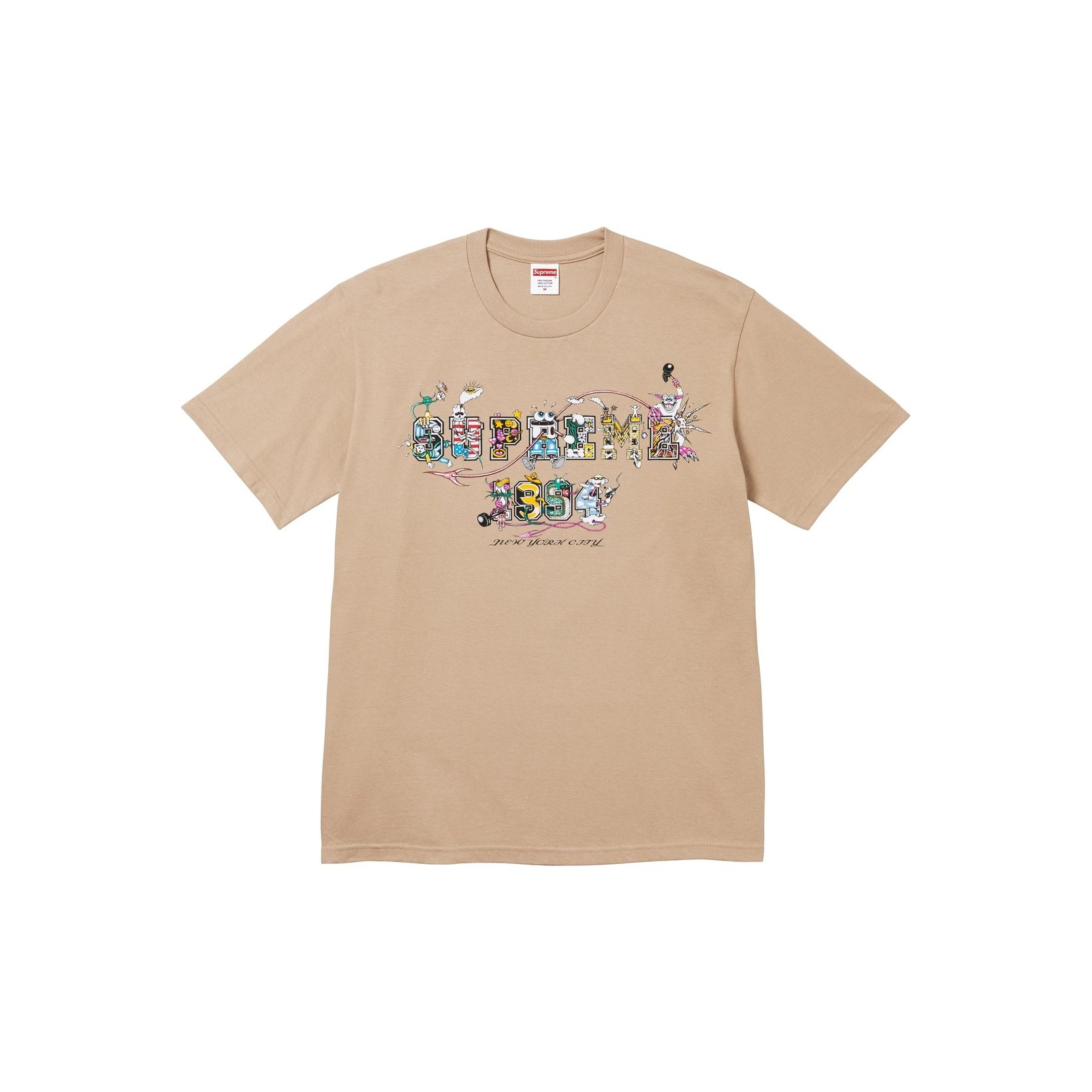 Supreme SS24 WEEK19 Varsity Tee Red Red XL - POIZON