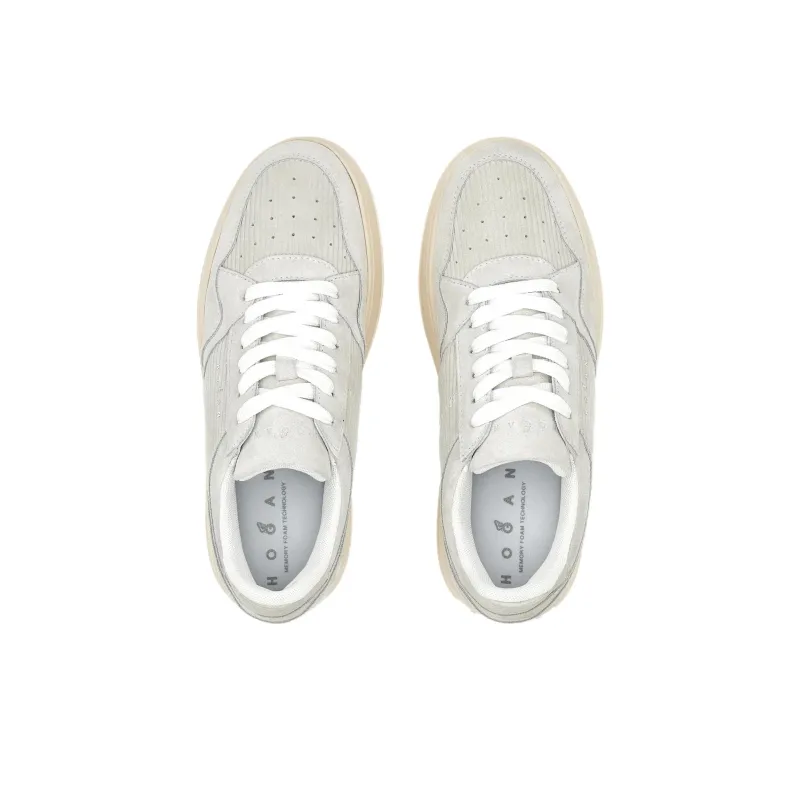 HOGAN Skyscraper Low Top Skateboard Shoes Women's Green-4