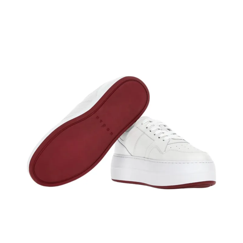 HOGAN Skyscraper Low Top Skateboard Shoes Women's White-5