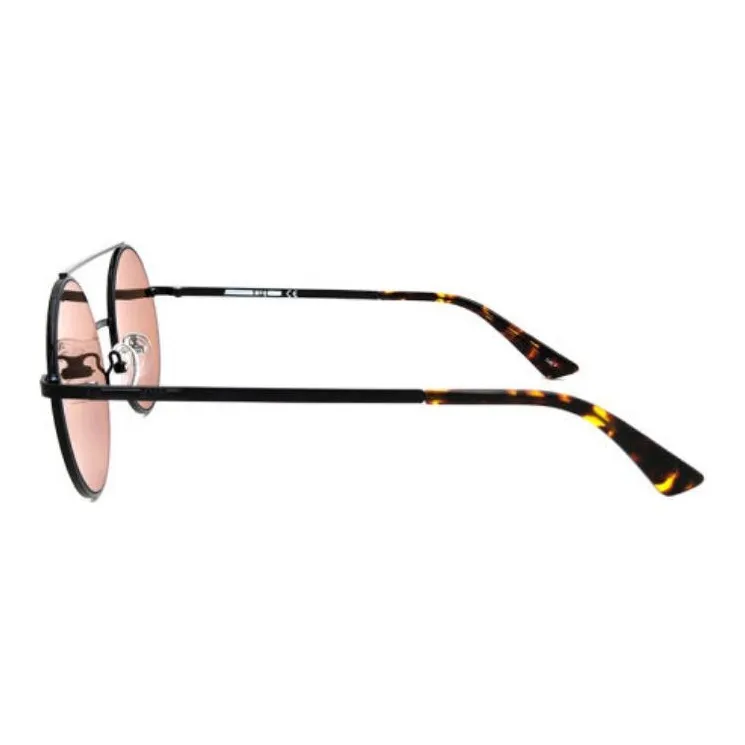 McQ Alexander McQueen Plate And Metal Aviator Sunglasses Women's Black-2