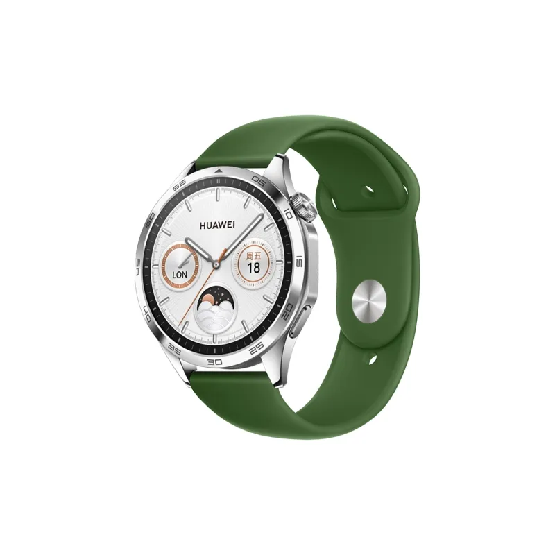 FZRT Huawei Compatibility Watch Band Fruit Same Style Solid Color Silicone Strap Silicone Material-4