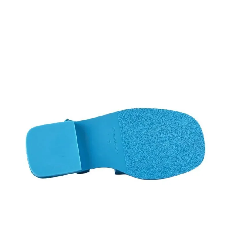 UNITED NUDE Tara Rei Lo Strap Sandals 3.5cm Women's Blue-5