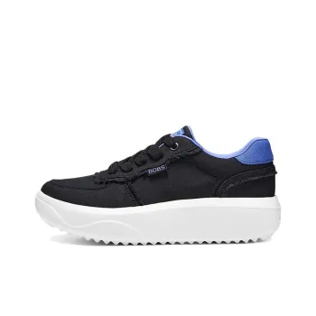 Skechers Bob's Slip Resistant Low Top Canvas Shoes Women's Black