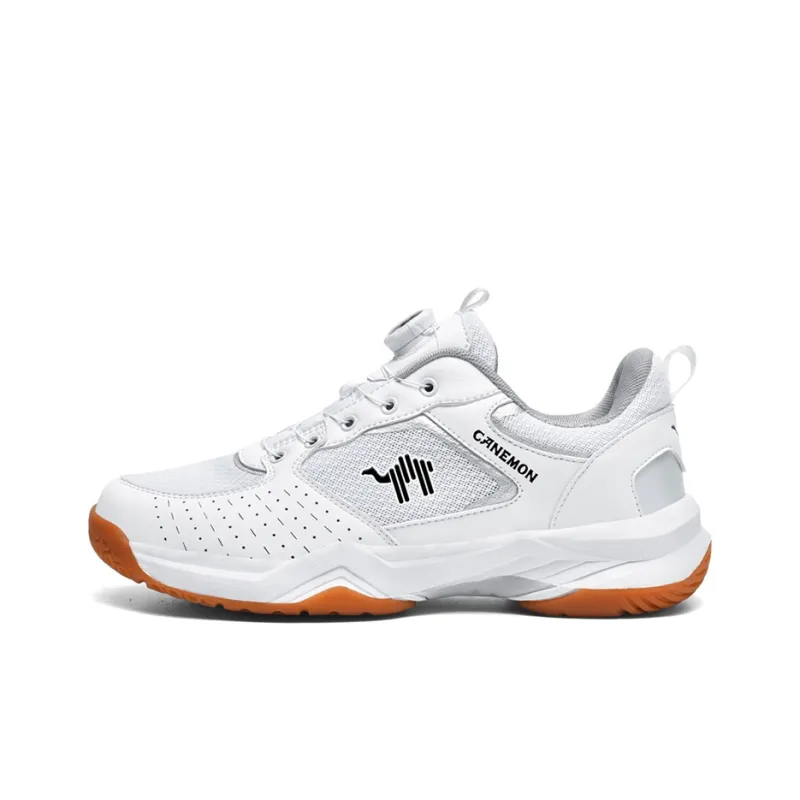 Pilot the camel Badminton Shoes Unisex Low Top White/Gray/Blue/Red-3