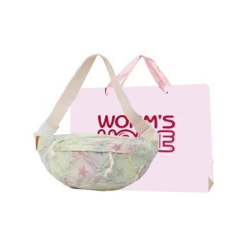 Worm's Home Canvas Canvas Bag One Shoulder Portable Sling Bag Crossbody Bag Regular Women's Small Plaid/Square/Stars