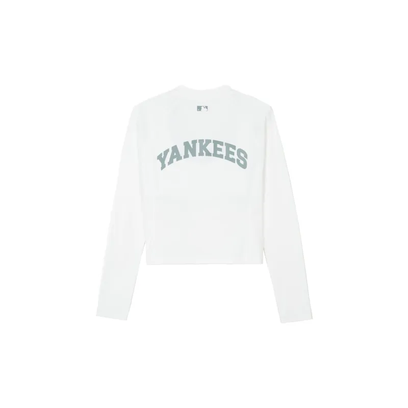 MLB New York Yankees Sweatshirt Women's White-1