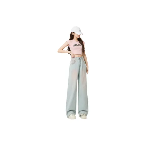 HXDRTY-3 Jeans Women's Blush Color