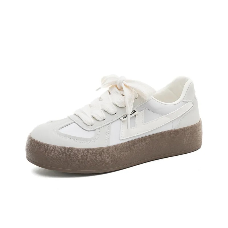 Warrior Breathable And Slip Resistant Low Top Canvas Shoes Women's Gray Silver Beige-1
