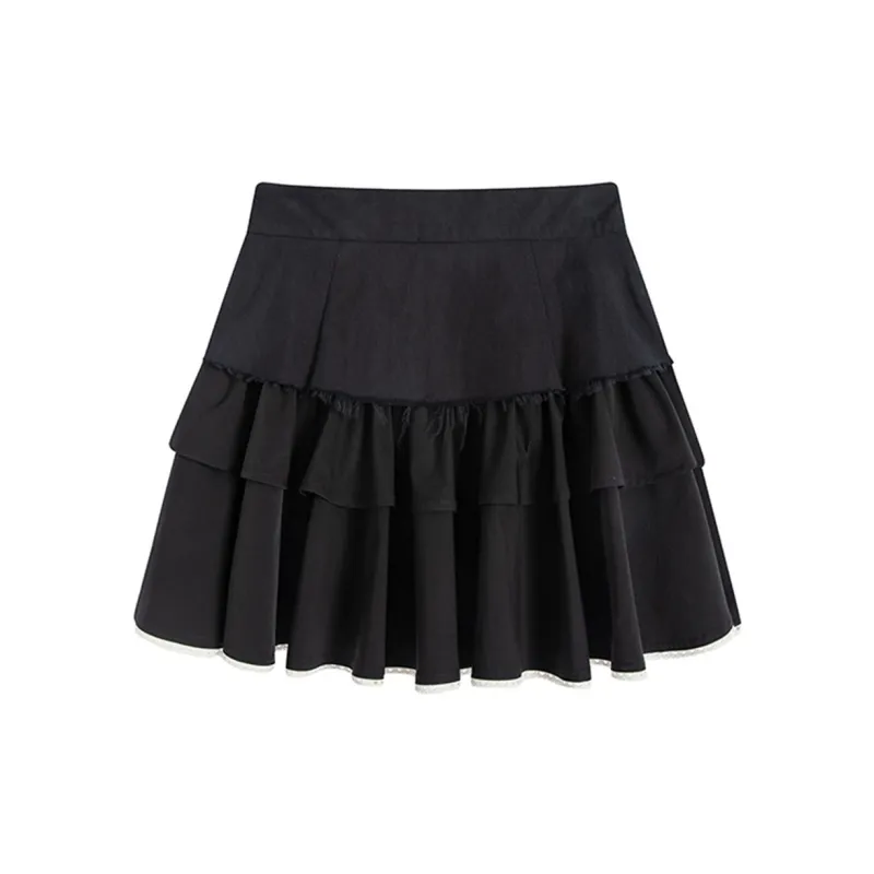 Charlie Luciano Casual Short Skirts Women's Black-1