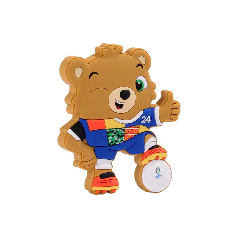 UEFA EURO 2024 Germany UEFA European Football Championship Badge Mascot PVC Bottle Opener Refrigerator Magnet-10