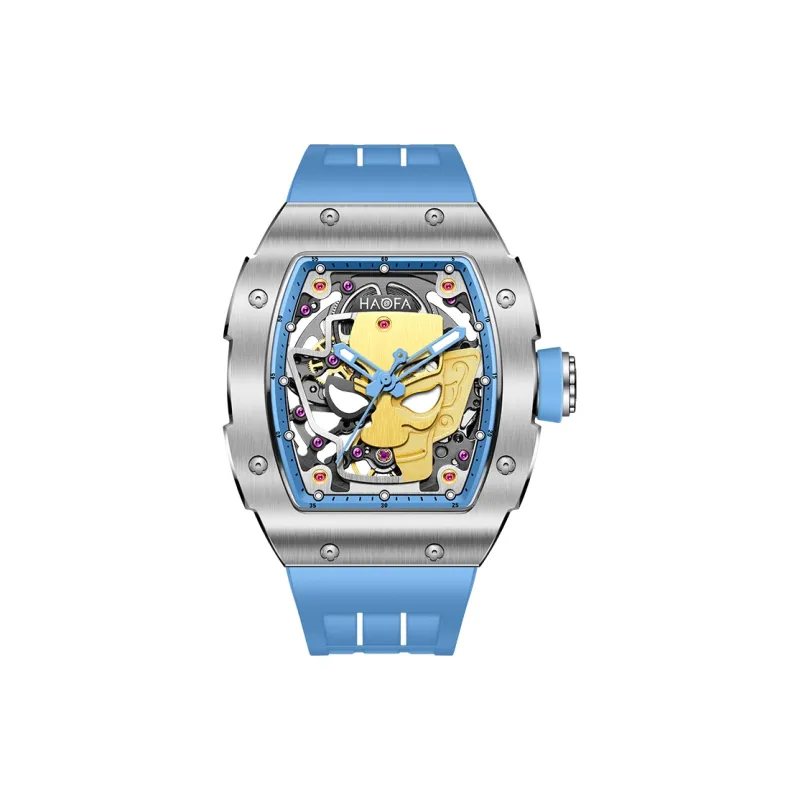 HaofaTourbillon 1969A Automatic Mechanical Movement Watch Men's Watches Cut Out Dial-2