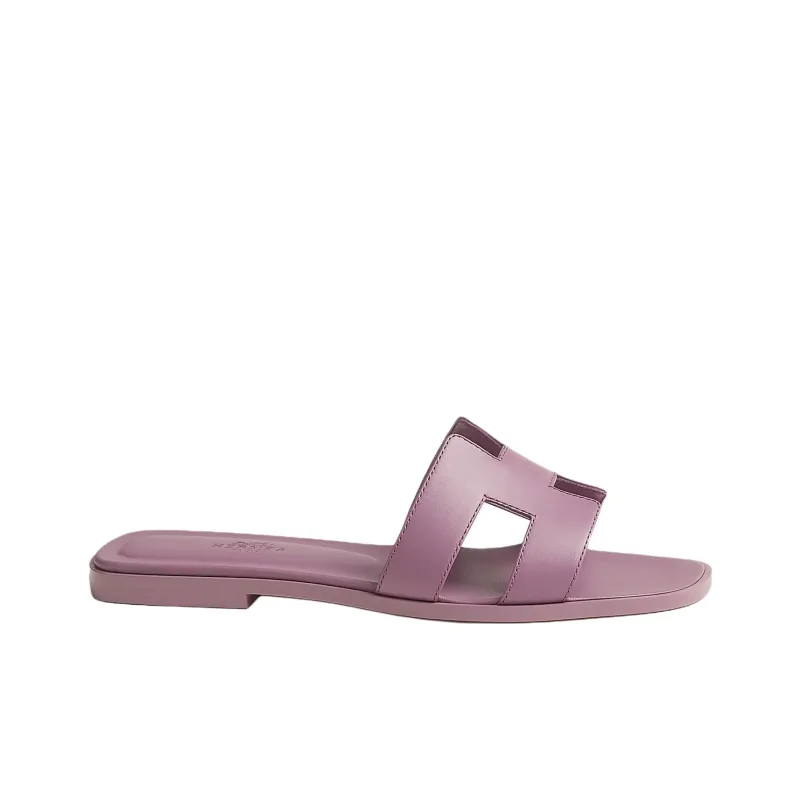 HERMES Slide Slippers Women's Purple-1
