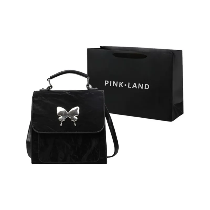 PINK·LAND PU Handbag Regular Women's White/Pink/Blue/Green/Black/Gray-24