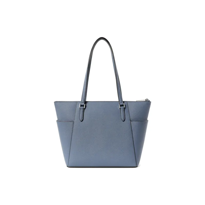 MICHAEL KORS Charlotte Artificial Leather Tote Bag Shoulder Bag Large Size Women's Blue-2