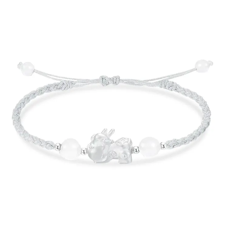 JUICY GRAPE Colored Glaze Jade Bracelets Unisex-6