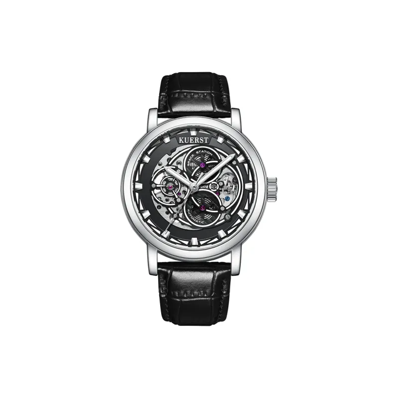 KUERST Automatic Mechanical Movement Watch Men's Watches Black Dial-0