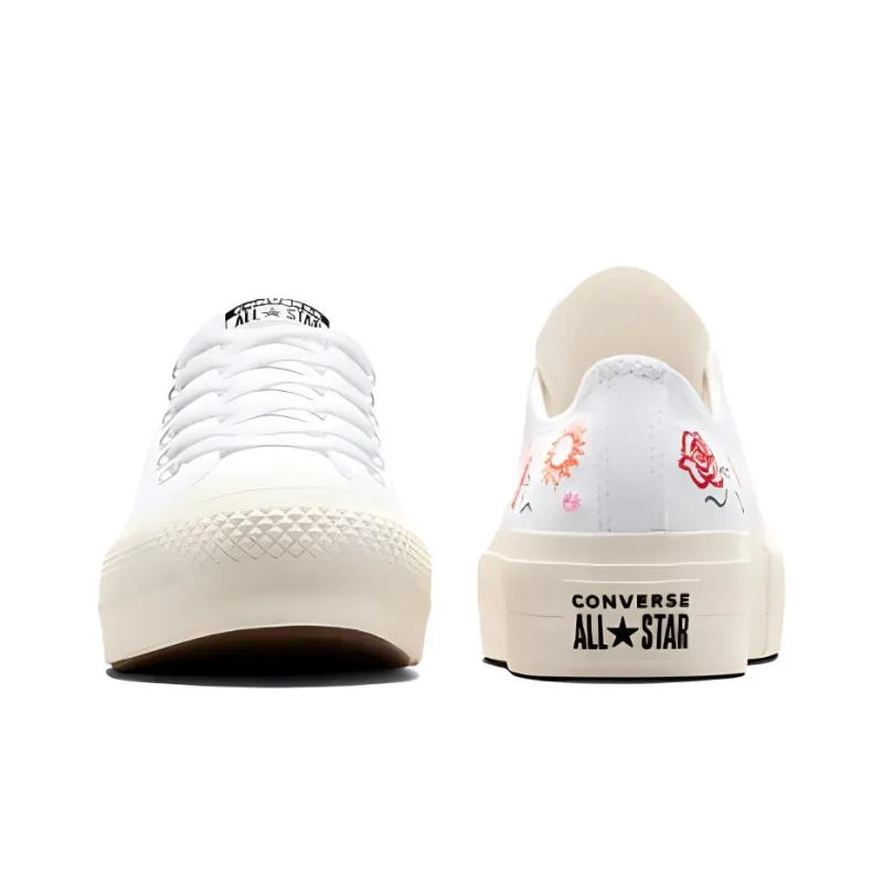 Converse Women's Chuck Taylor All Star Lift Platform Low 'Summer Embroidery' Women's-5