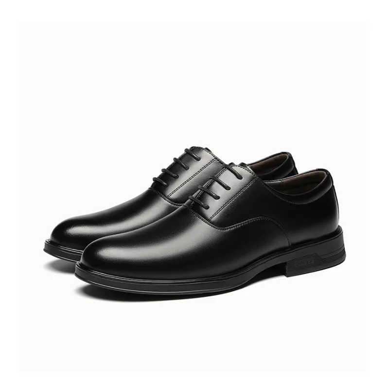 Warrior Fashion Business Dress Shoes Men's Black-3
