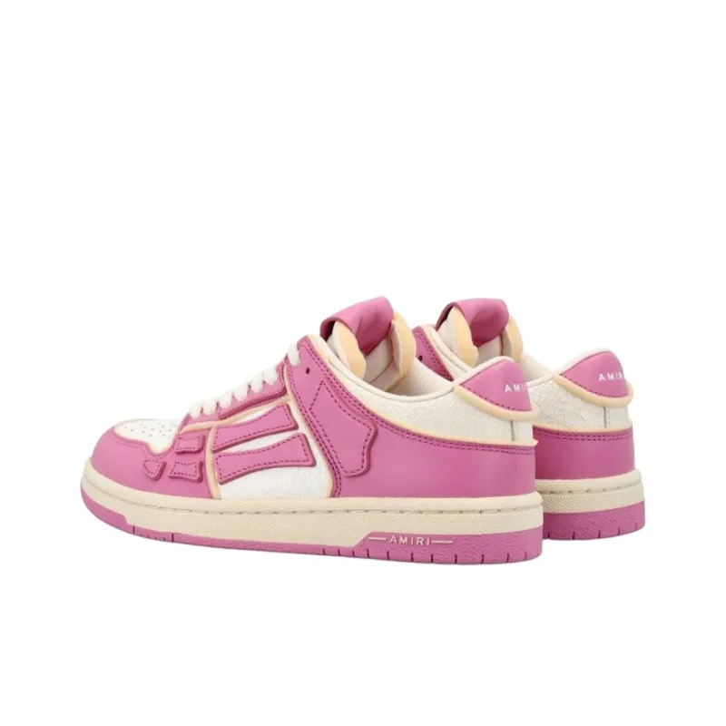 AMIRI Skel Top Low Top Skateboard Shoes Women's Pink-3