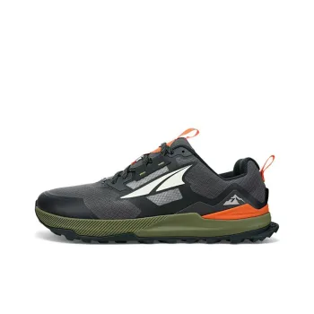 Altra Lone Peak 7 Durable Breathable Lightweight Low-Top Trail Running Running Shoes Men's Black Green