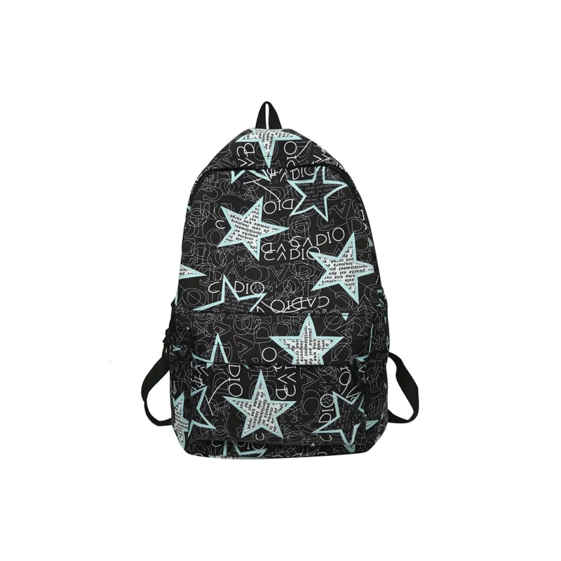 GEERDUN Nylon Backpack Unisex Black Gray/Black Green/Black Blue/Black Yellow/White/Khaki-7