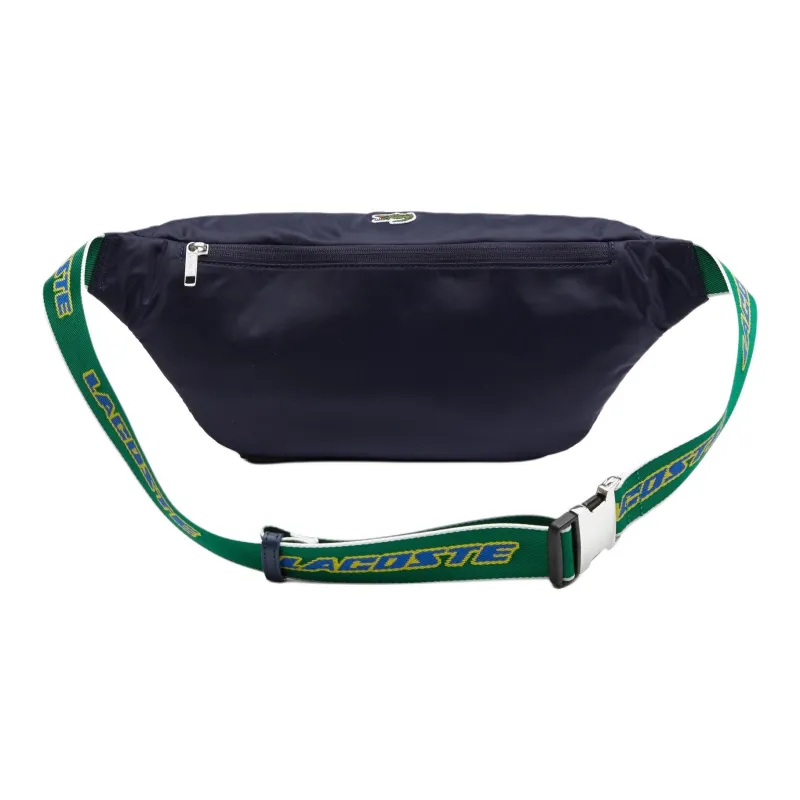 LACOSTE Polyester Fanny Pack Sling Bags Regular Unisex Navy Blue-2